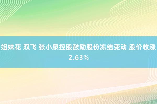 姐妹花 双飞 张小泉控股鼓励股份冻结变动 股价收涨2.63%