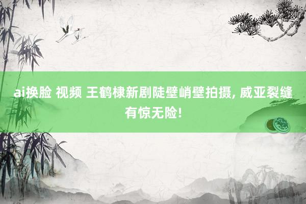 ai换脸 视频 王鹤棣新剧陡壁峭壁拍摄， 威亚裂缝有惊无险!